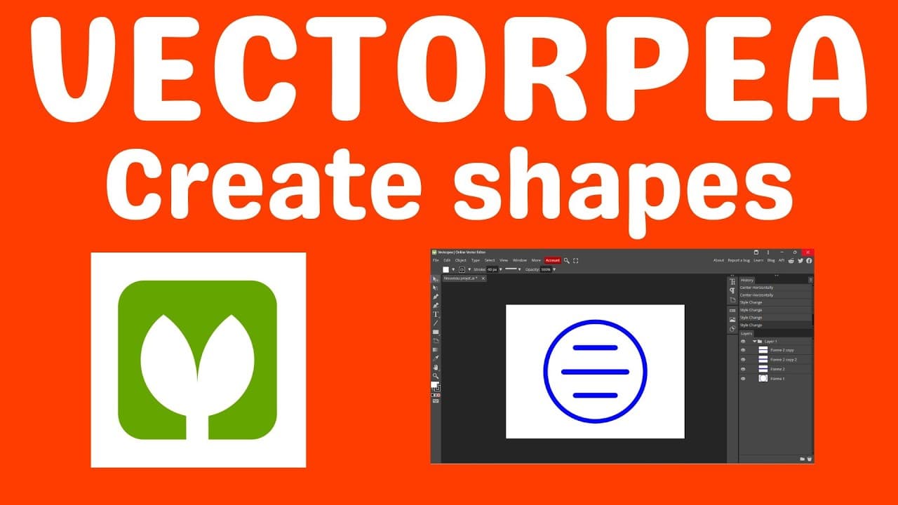 Vectorpea create shapes