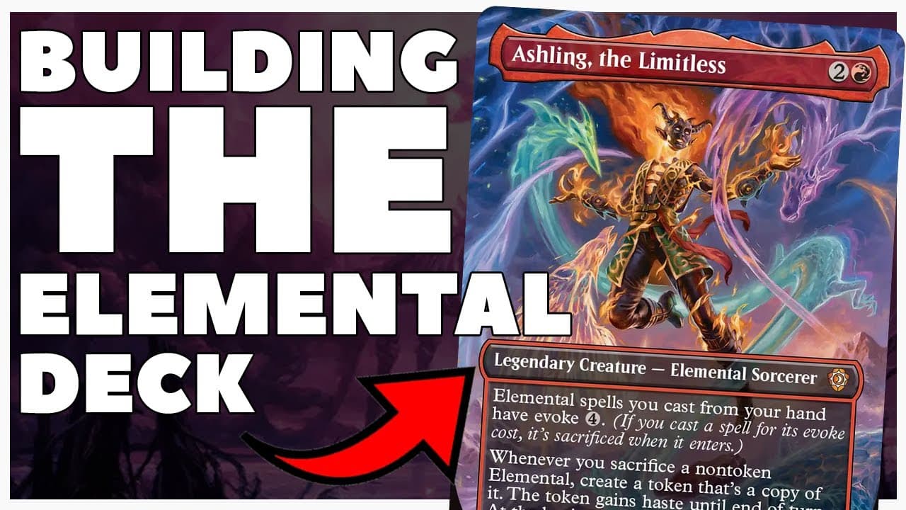 Building THE BEST Elementals Commander Deck with Ashling, the Limitless