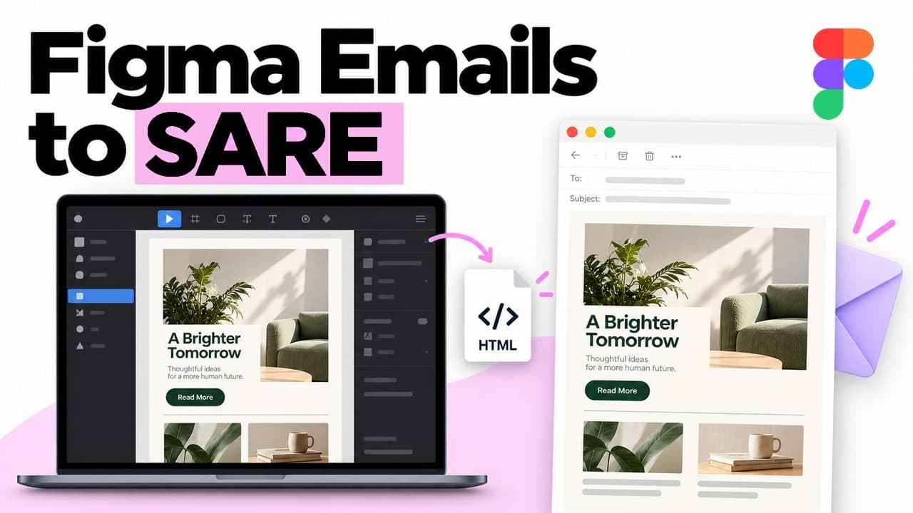 Figma Tutorial: Export HTML emails from Figma to SARE