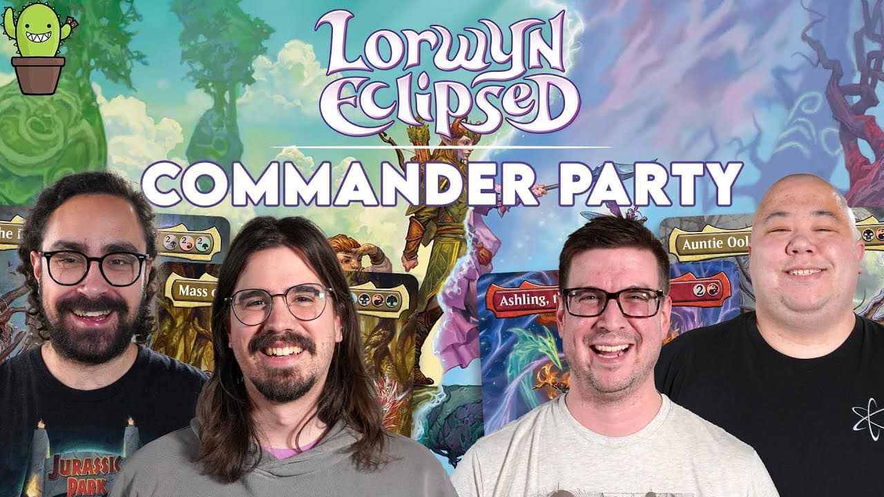 Lorwyn Eclipsed COMMANDER PARTY | Ashling VS Mass of Mysteries VS Auntie Ool VS Reaper #sponsored
