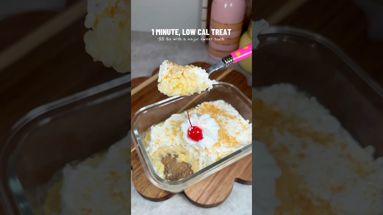 perfect single serve summer treat 😋 #lowcaloriedesserts #healthyrecipes