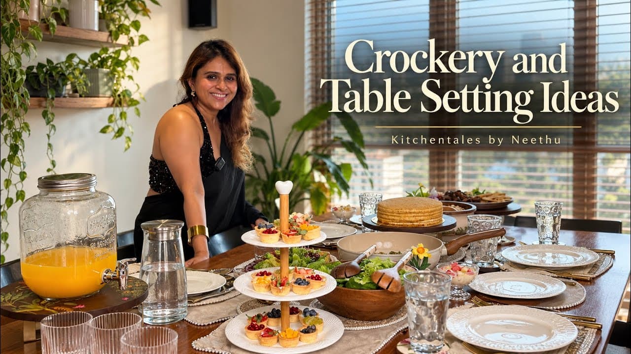 Crockery & Table setting Ideas | Kitchentales by Neethu