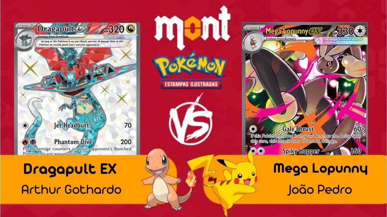 [Pokémon na Mont] Dragapult EX VS Mega Lopunny (R 03 - 02/10/2026)