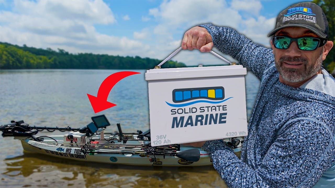 Putting a 36V Trolling Motor on a Freshwater Kayak (Full Walkthrough)