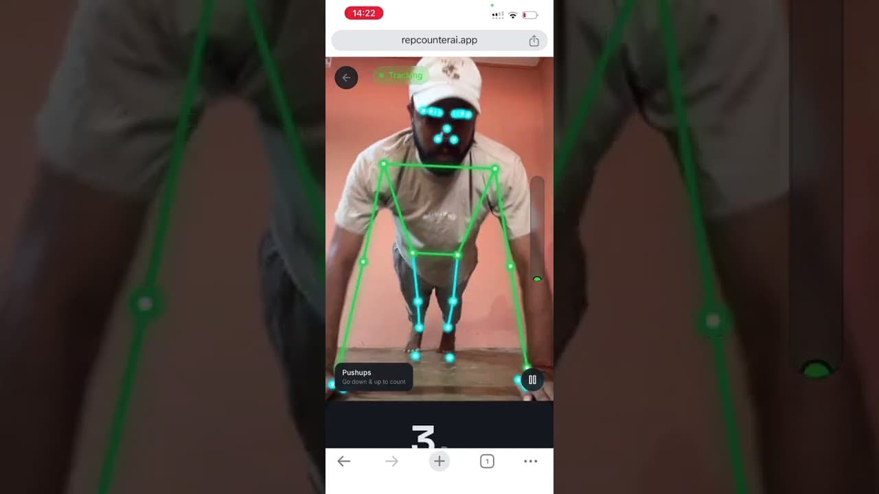 Rep counter ai app,Free Web app for counting the exercise the tracking the exercise|repcounterai.app