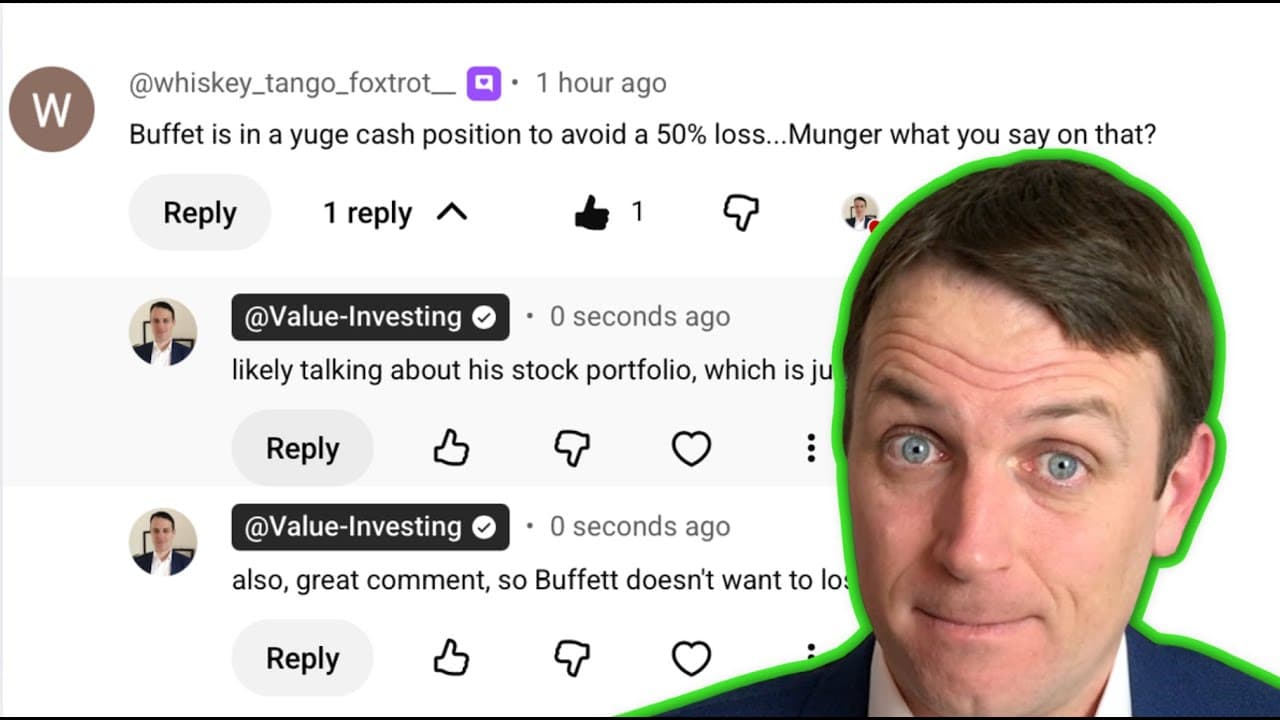 Buffett is in a yuge cash position to avoid a 50% loss....