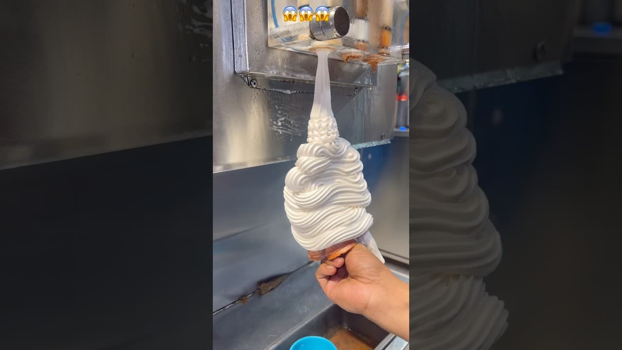 Creamy Vanilla softy ice cream 🍦 New trail #softicecream #vanilla #icecream # #naturalicecream #fyp