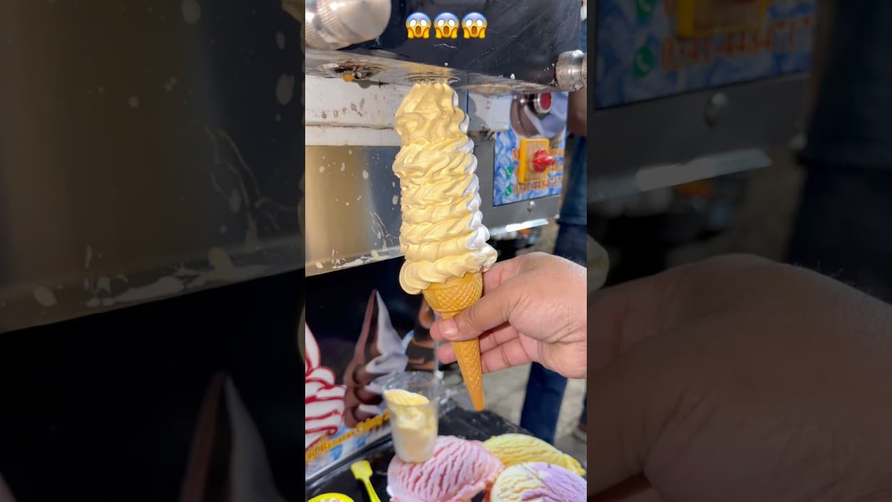 Softy ice cream 🍦 New trail #softicecream #streetfood #icecream #homemadeicecream #foodie #viral