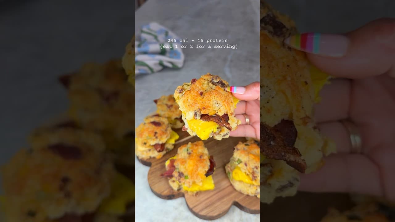 Quick and easy breakfast prep I make on repeat 😋 #breakfastprep #highprotein