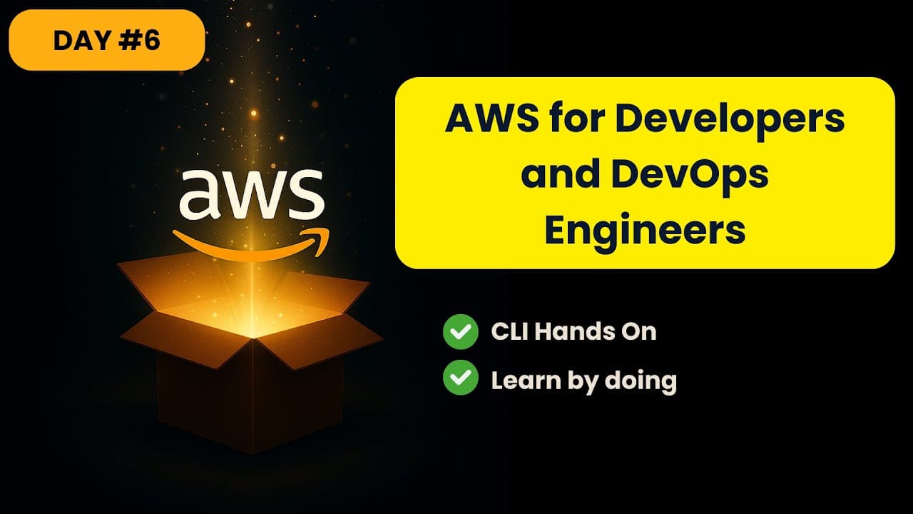 DAY 06 | AWS CLI Tutorial for Beginners | Install, Configure & Hands-On with AWS Command Line