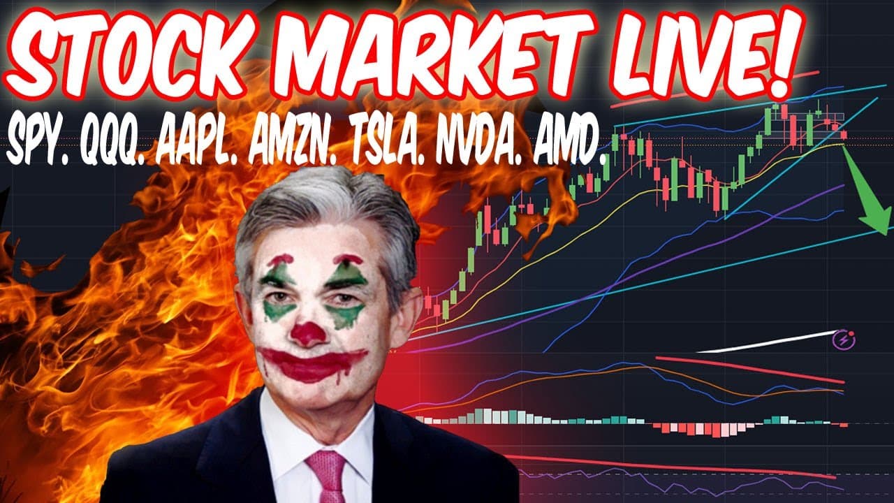 IS IWM THE KEY HERE?! STOCK MARKET LIVE!