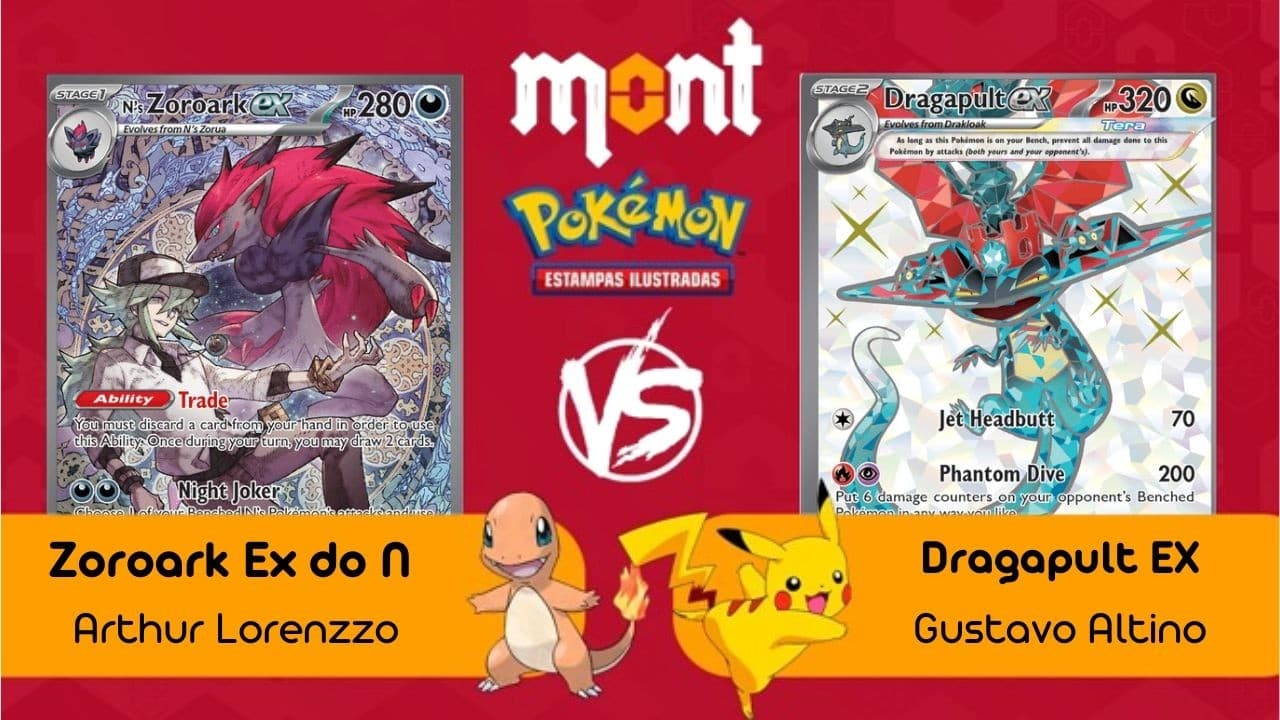 [Pokémon na Mont] Zoroark Ex do N VS Dragapult EX (R 04 - 02/10/2026)