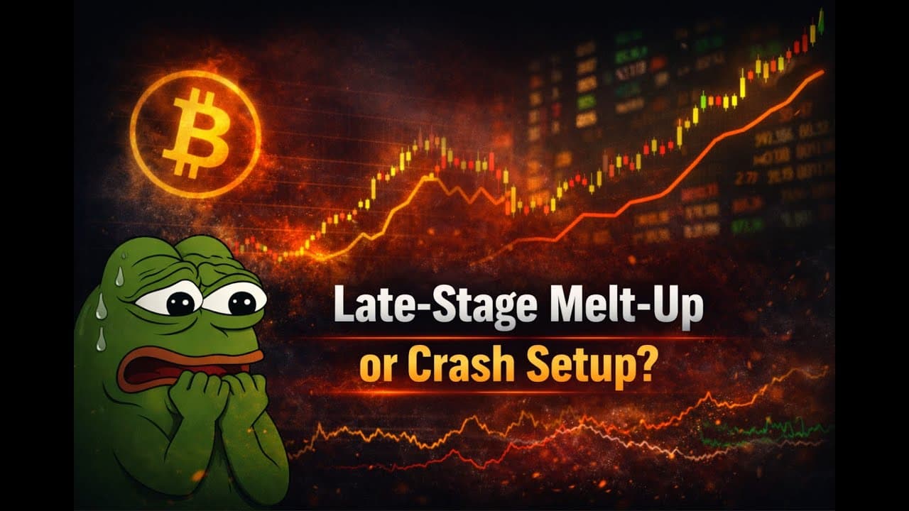 Bitcoin & Equities: Late‑Stage Melt‑Up or Crash Setup?