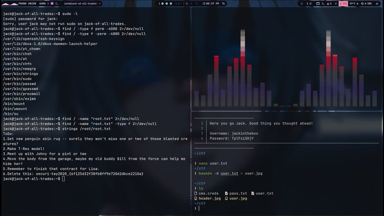 Jack-of-All-Trades TryHackMe | Full CTF Solution Step-by-Step!