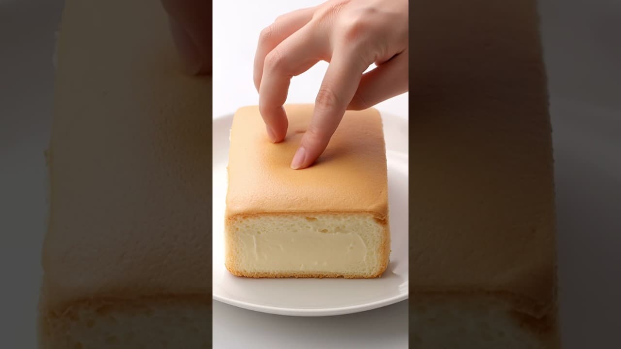 Japanese soft milk cake