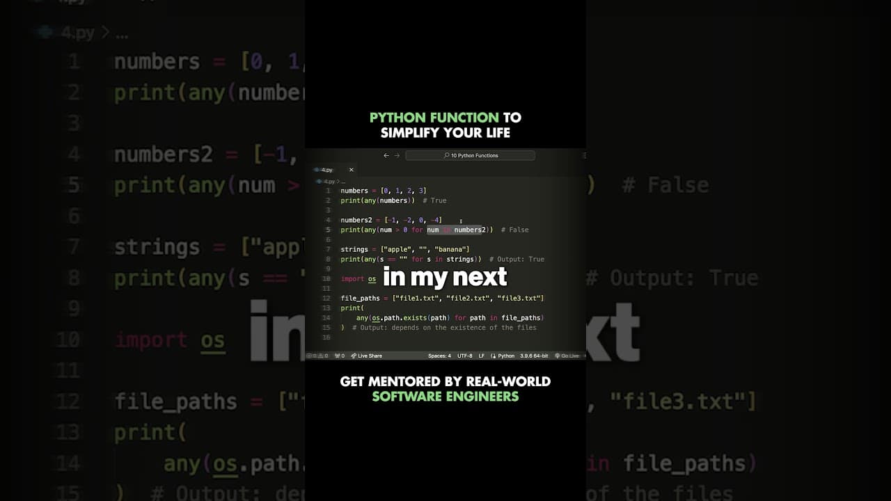 You need to learn this Python feature!