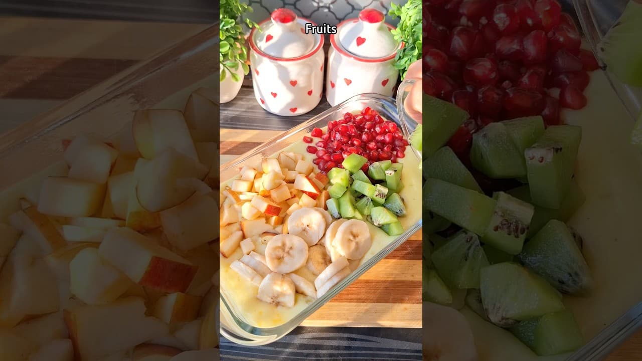 Navaratri special sabudana fruit custard recipe 😋❤️❤️❤️....#shorts #recipe #viral #navaratri #sago