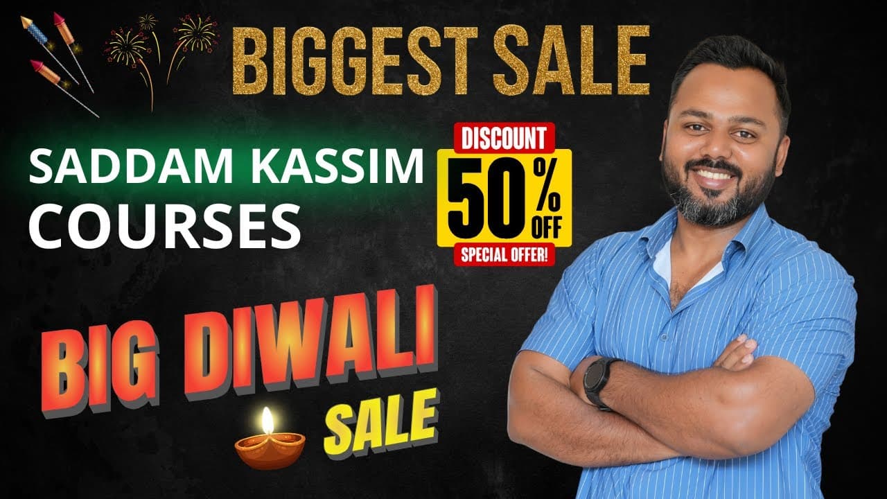 Diwali SALE 50% OFF on WordPress Freelancing Mastery Course | Saddam Kassim WordPress
