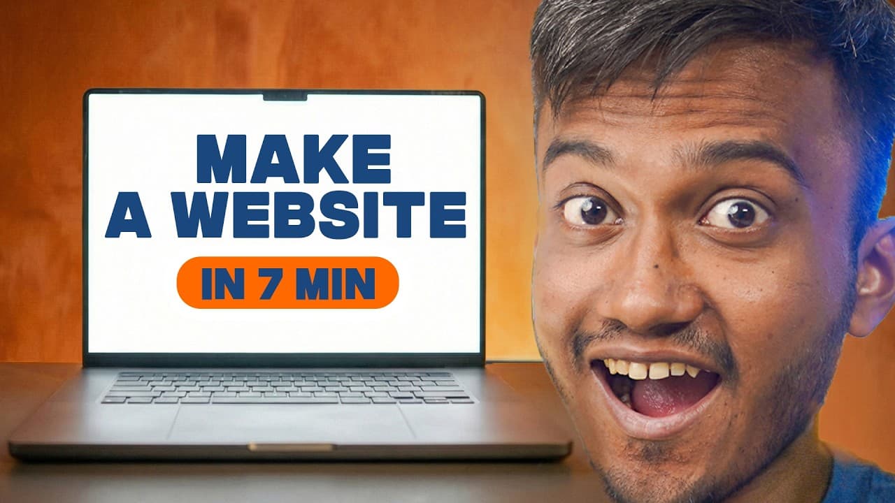 Make An E-Commerce Website In JUST 5 Min Using AI | TUTORIAL | Vaibhav Kadnar