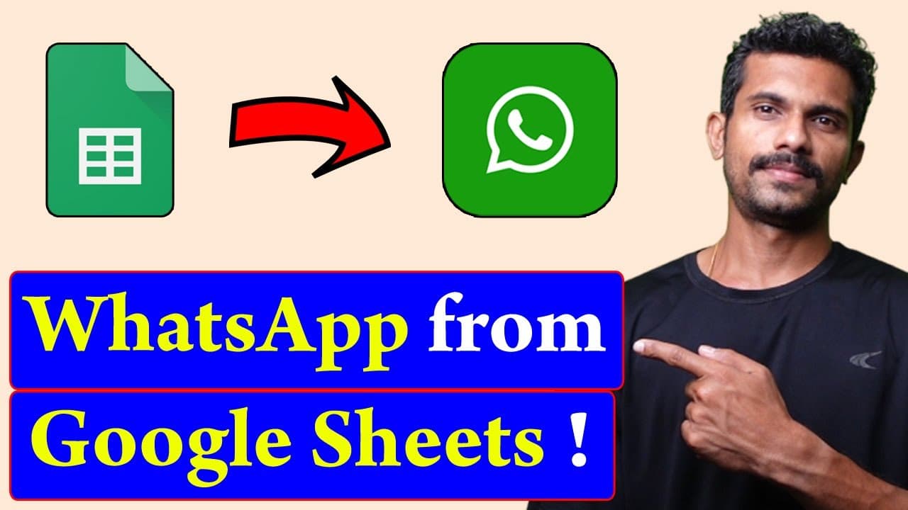 Send WhatsApp messages using Google Sheets