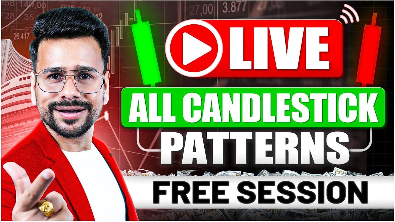 Live Candlestick Pattern Hindi | Free Course  | All Candlestick Pattern | Trading Strategy