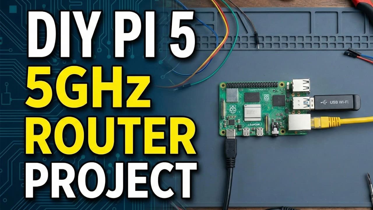 Turn a Pi 5 into a 5GHz Hotspot - Fast & Stable WiFi
