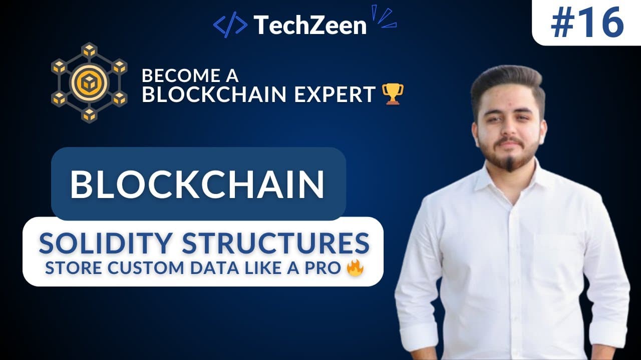 Blockchain Tutorial #16: Solidity Structs MASTERCLASS 🔥 Store Custom Data Like a PRO (2025)