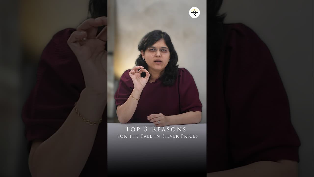 Why did Silver Crash 27% in a day? | CA Rachana Ranade | #shorts