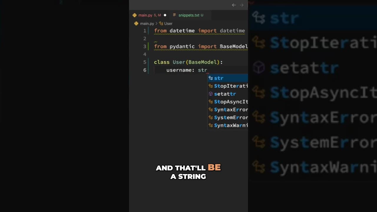 Create Your First Pydantic Model in Python