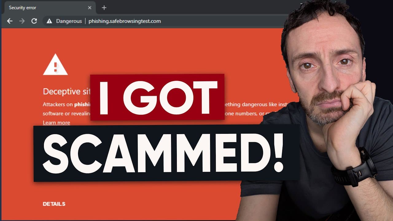 SCAMMED! They Stole My Money!