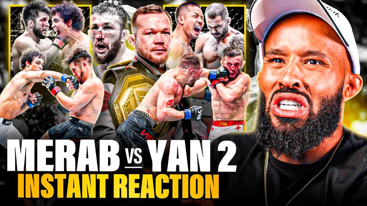 "NOOOO MERAB!" | UFC 323 MERAB vs YAN 2 + PANTOJA INJURY INSTANT REACTION!