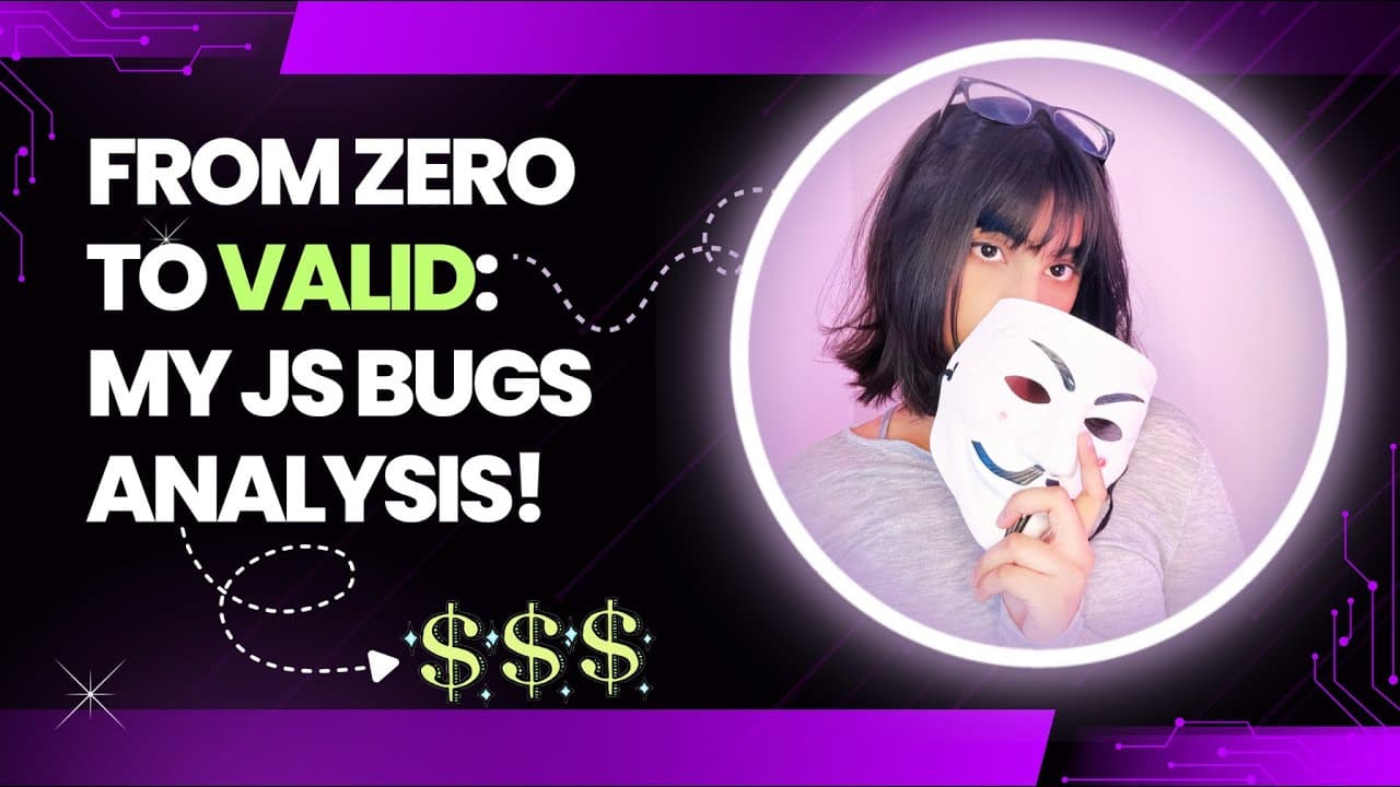 How I Found Valid JavaScript Bugs? (Storytime)