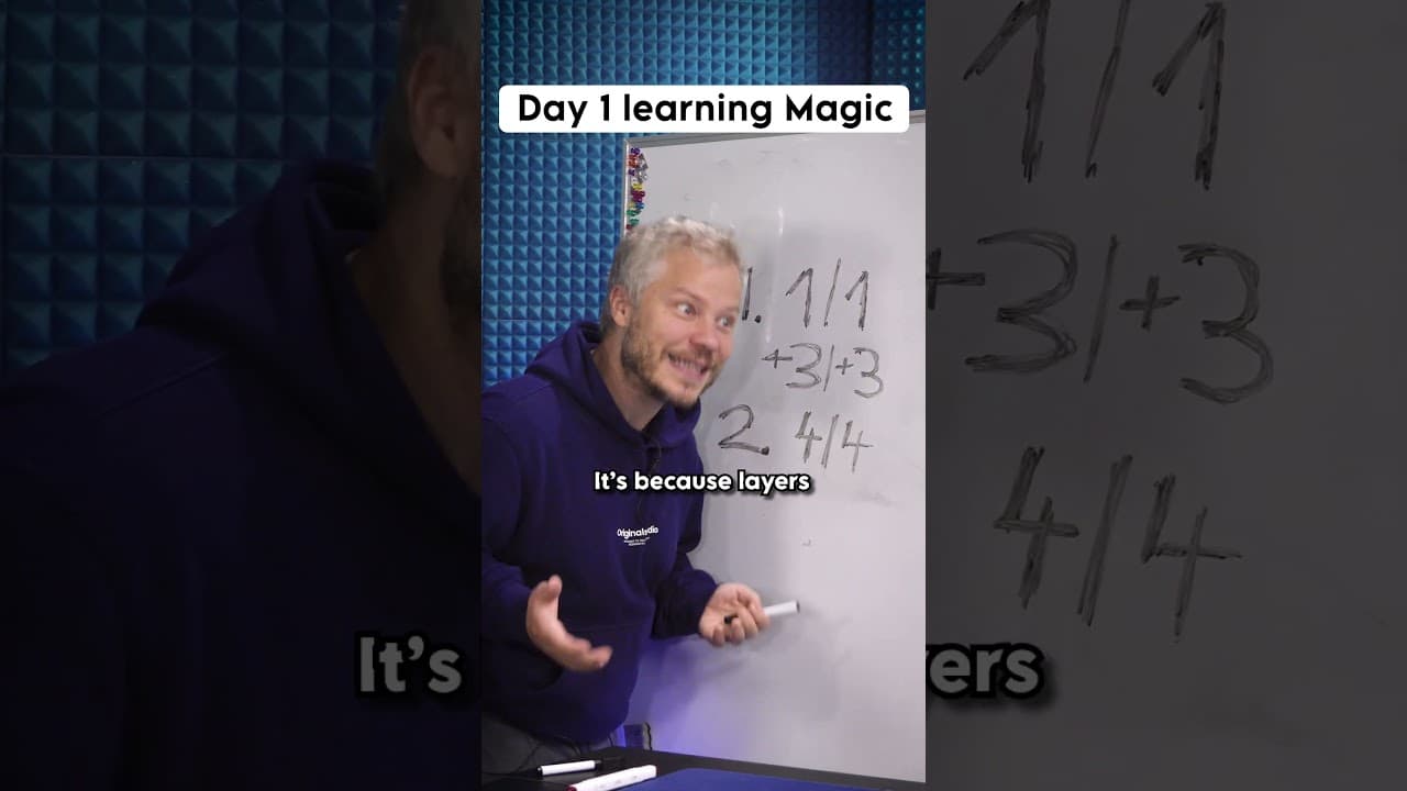 Day 1 Learning About Layers In Magic