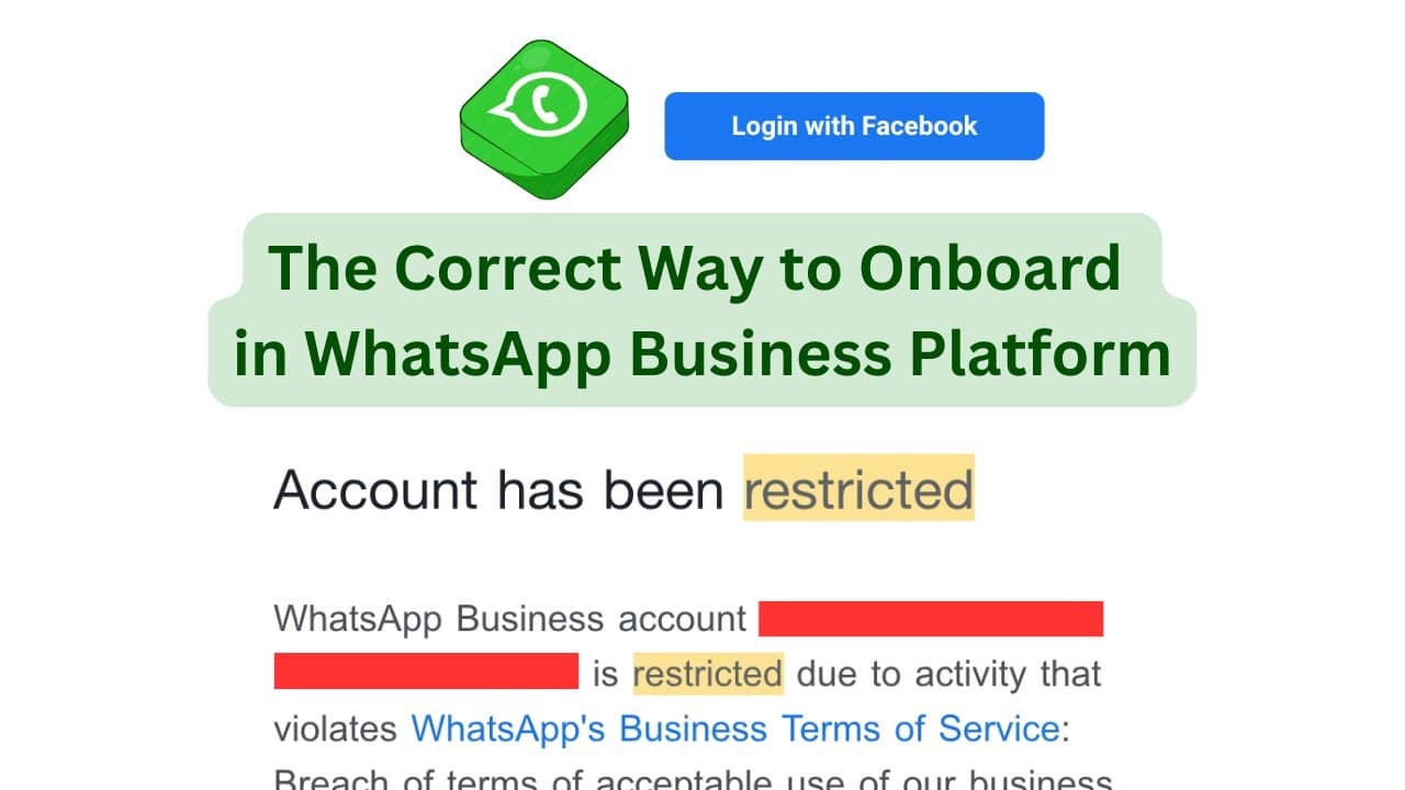 Avoid Meta Business Account/Portfolio Restriction | Correct way to onboard without restriction