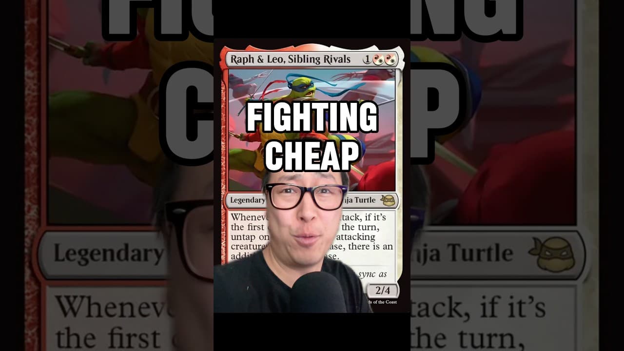🔥Ralph and Leno are good frogs! #MTG #tmnt