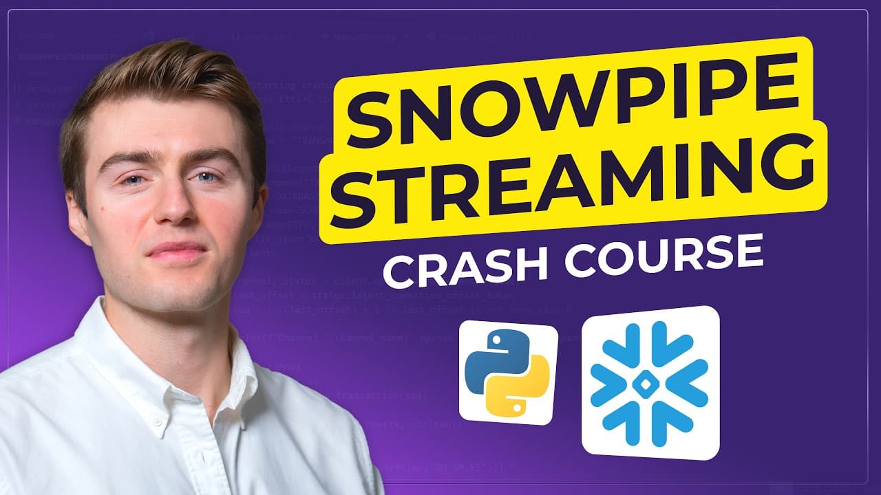 Snowflake Snowpipe Streaming: Full Architecture & Hands-on Demo