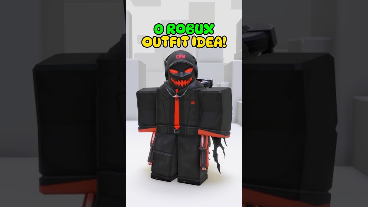 Easy 0 Robux Outfit Idea For Halloween & 10 Robux Promo code to REDEEM! #roblox #shorts