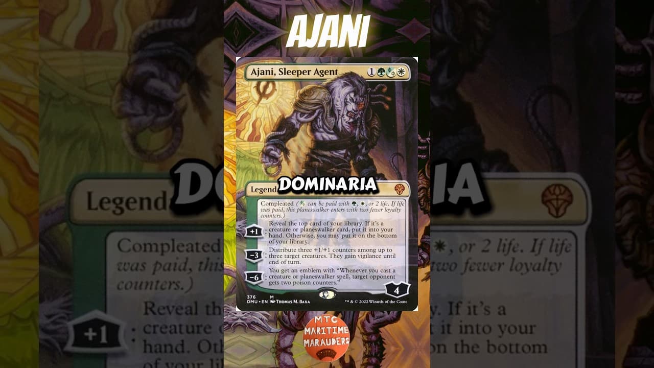 A less brief history of Ajani- A Planeswalker story(part2/2) #mtg #tcg #lore #history #cards