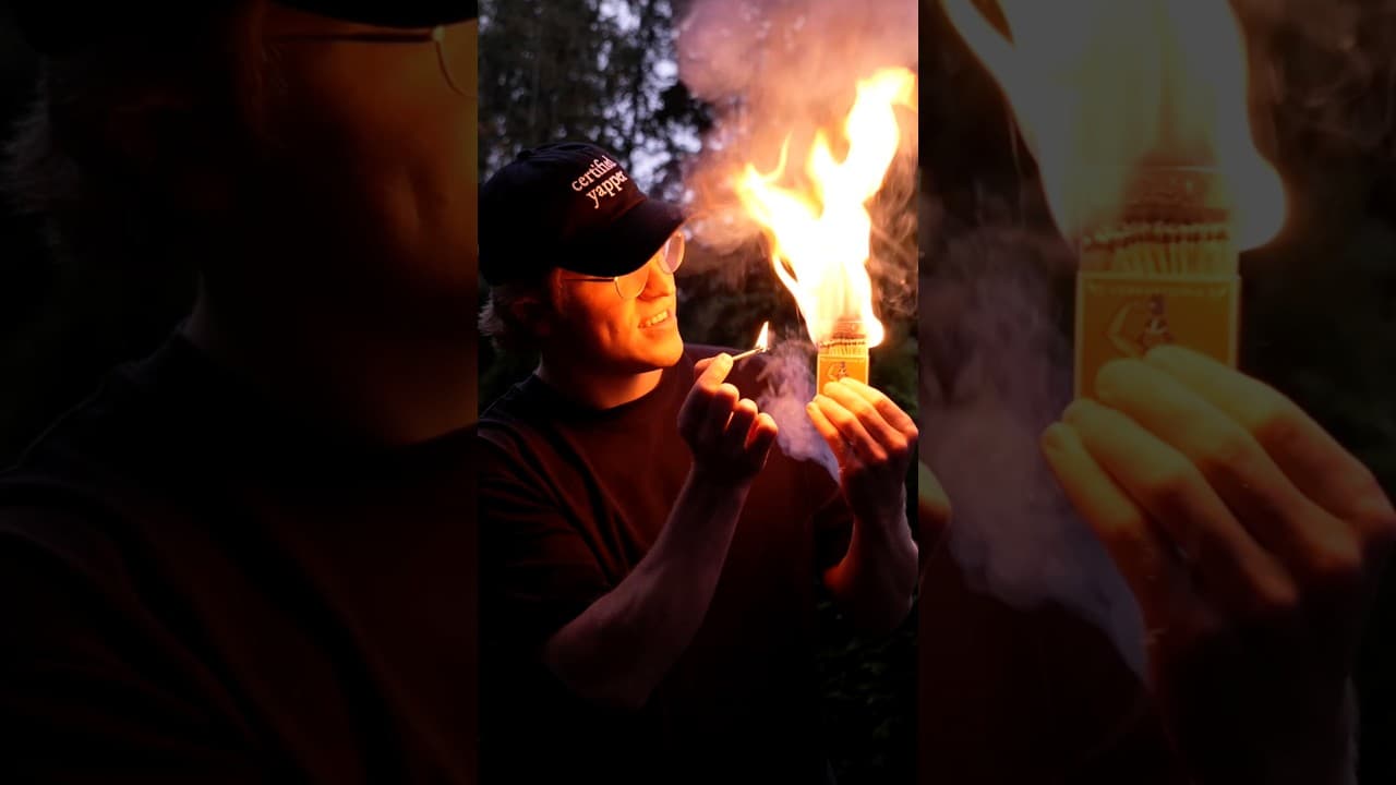 What Happens When You Light a Full Matchbox?