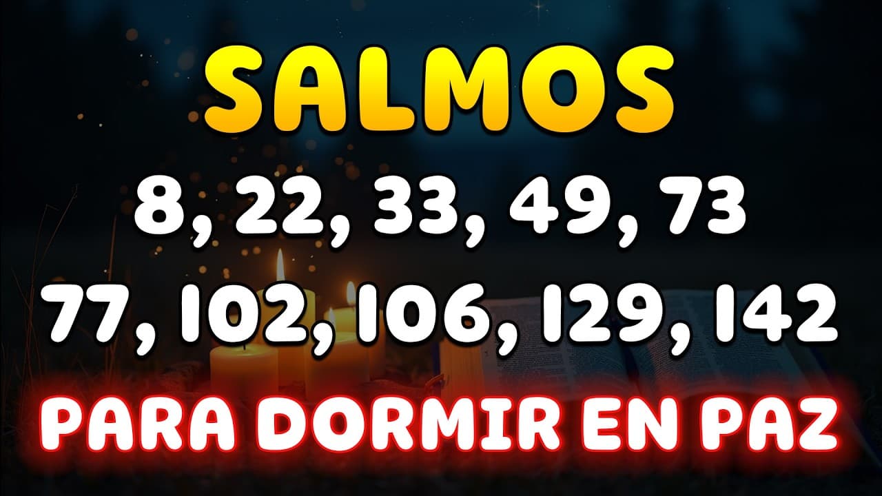 Con Salmos, duerme en Tranquilidad y Realmente Descansa | Biblia en Audio