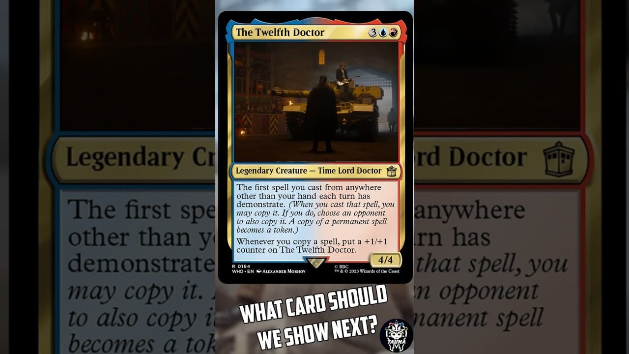 The Doctor, Playing Guitar And Riding A Tank?! #MTG #MTGxWHO #MTGCommander