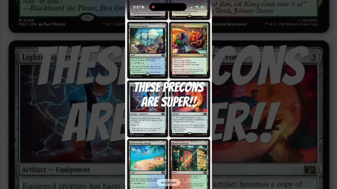 These Precons seem SUPER fun!! #mtg #mtgcommunity #tcg #commander #magicthegathering