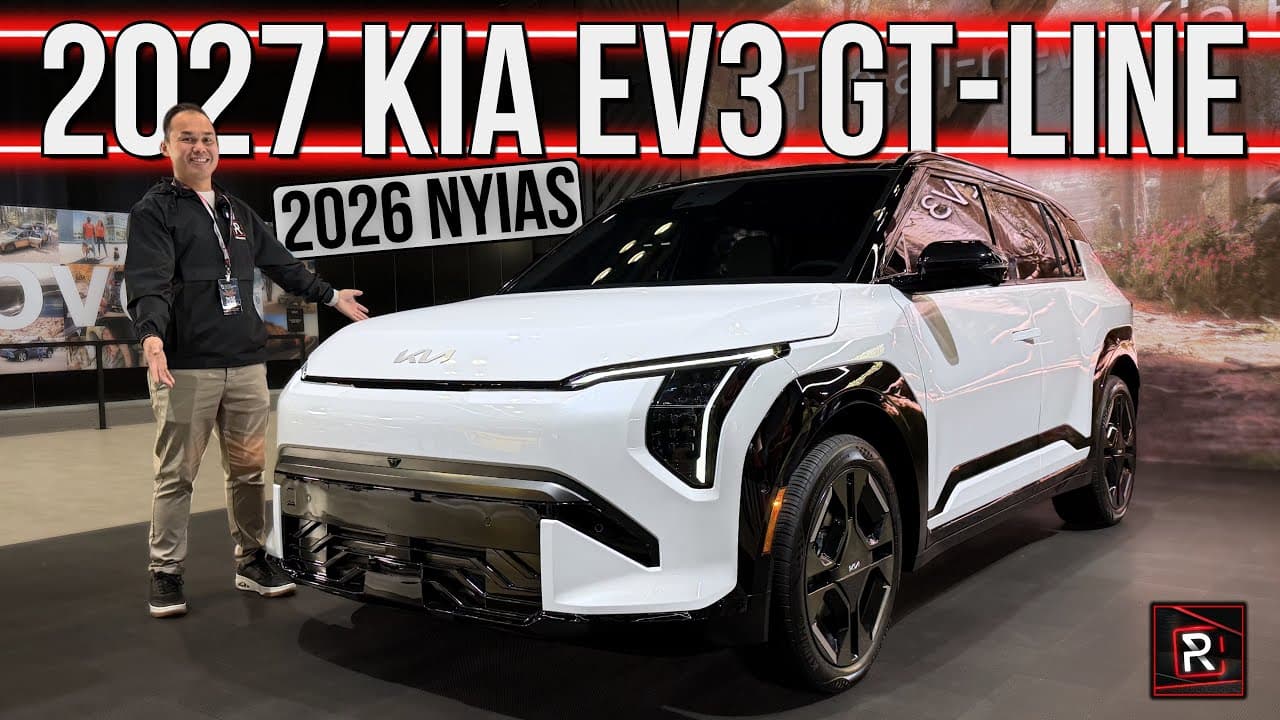 Honey, I Shrunk The EV9! | 2027 Kia EV3 GT-Line | Detailed First Look | 2026 NYIAS