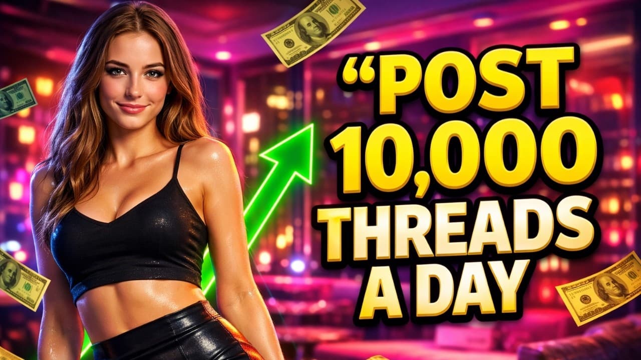AI OFM: Bot Mass Posting On Thread For Mass Traffic | How to Get More Traffic On Thread