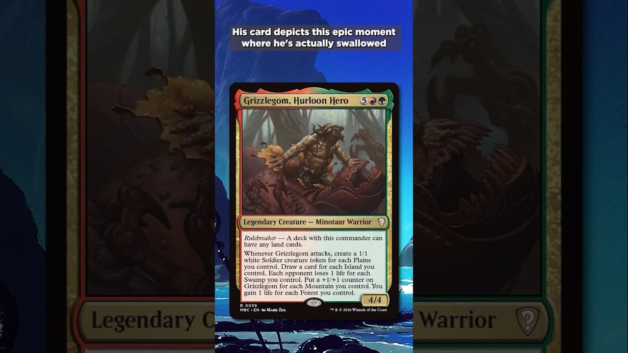 This minotaur breaks the rules! #magicthegathering