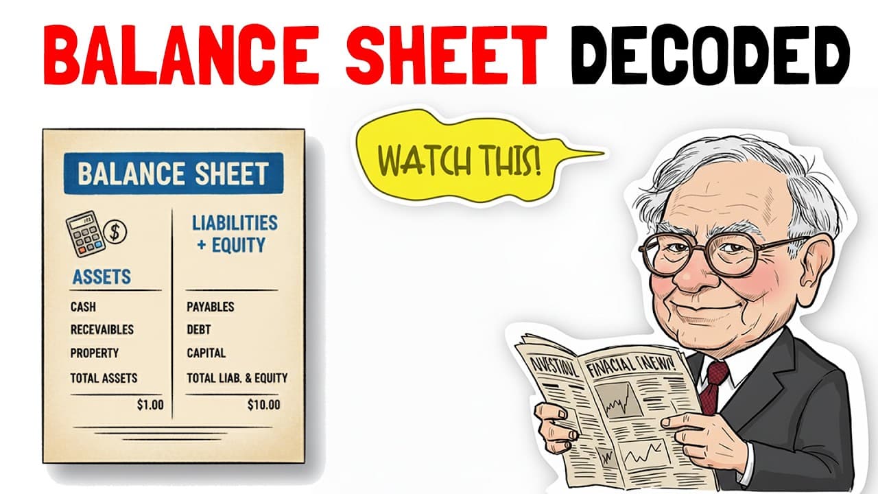 How to Analyze a Balance Sheet - Value Investing 101