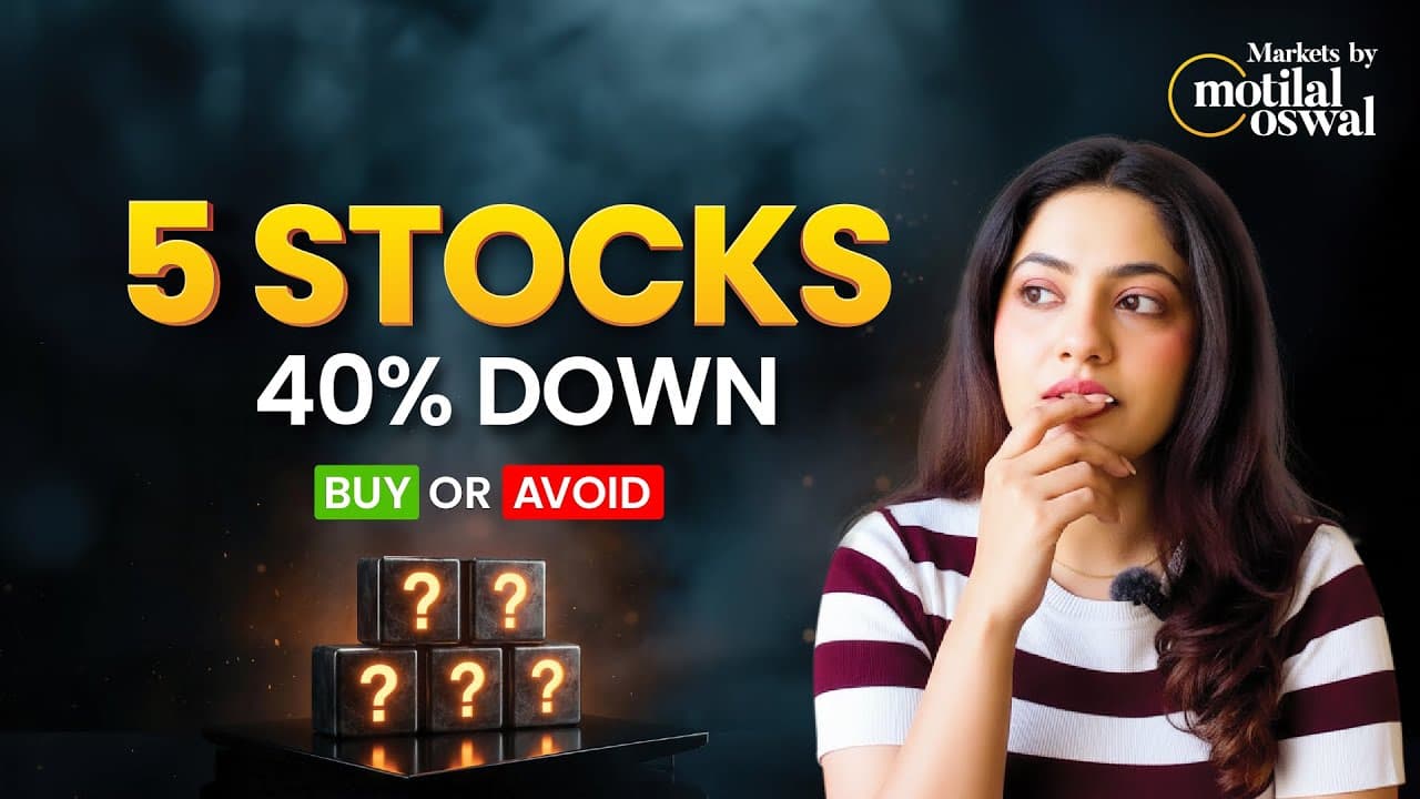 5 stocks available at 40% discount from 52W high