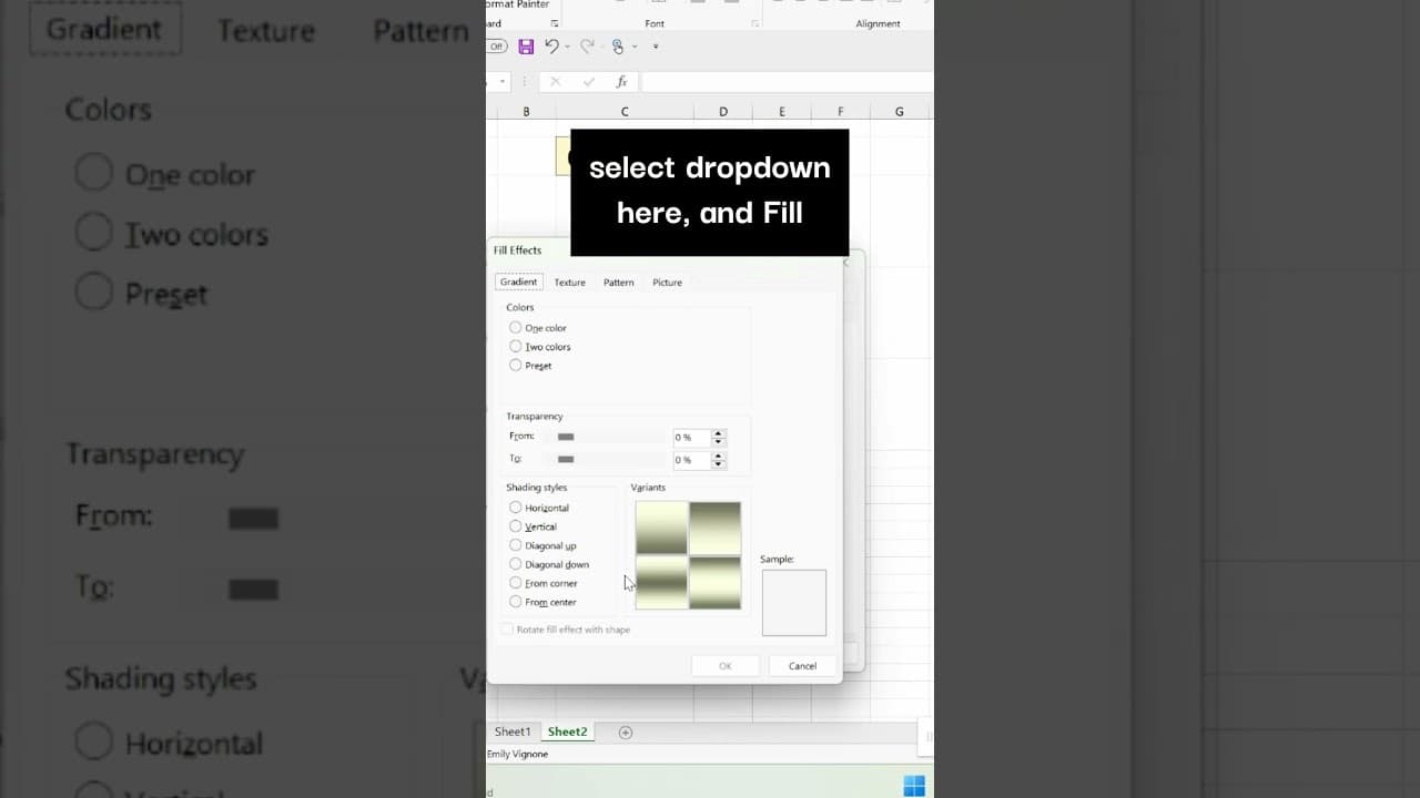Excel tutorial add image to comment