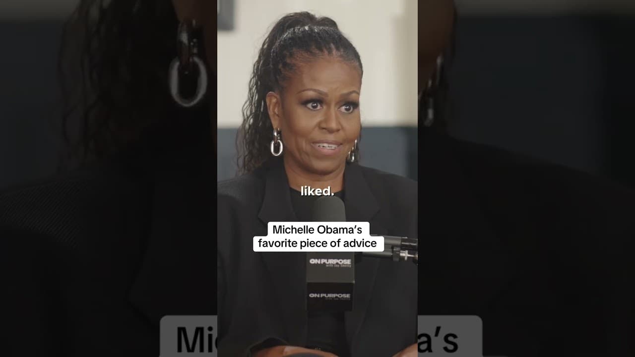 Michelle Obama's favorite piece of advice #jayshetty #shorts #michelleobama