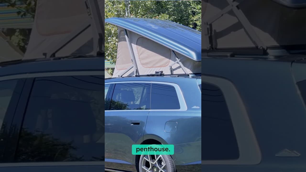 This SUV has a *little* surprise 🤨 ...Xiaomi SkyNomad N90 Max Studio #suv #camping #evreview